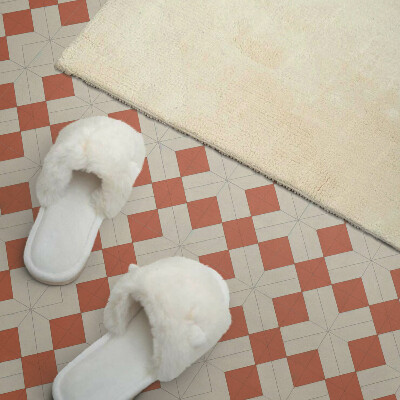 Vinyl wandbekleding Geometrie van ruiten in een raster