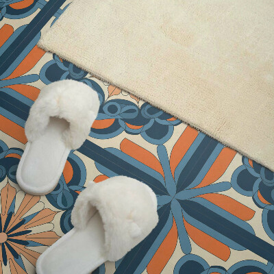 Wandbekleding vinyl Bloemenpatroon in mandala -stijl