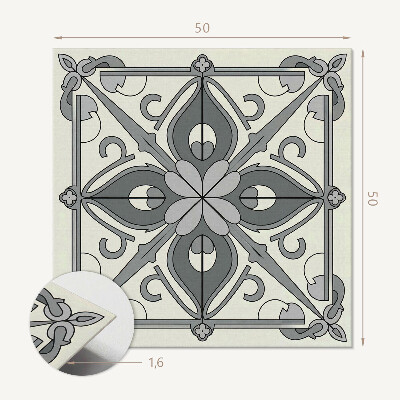 Vinyl wandbekleding Bloemmotief in perfecte balans