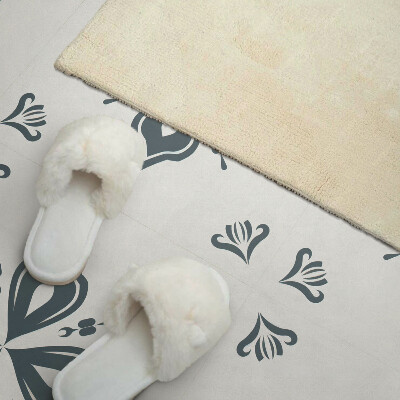 Wandbekleding vinyl Kruisbloempatroon