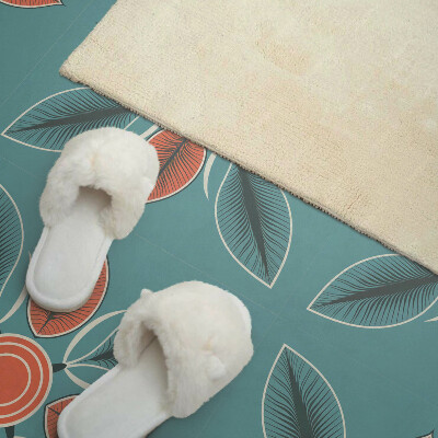 Pvc wandpaneel Volksontwerp met bloemen en bladeren