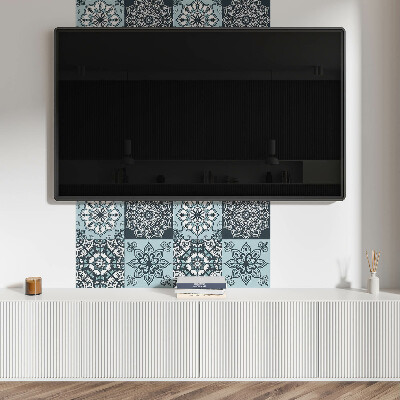 Pvc wandpaneel Mesh mandala's in patronen