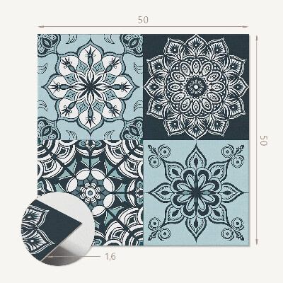 Pvc wandpaneel Mesh mandala's in patronen