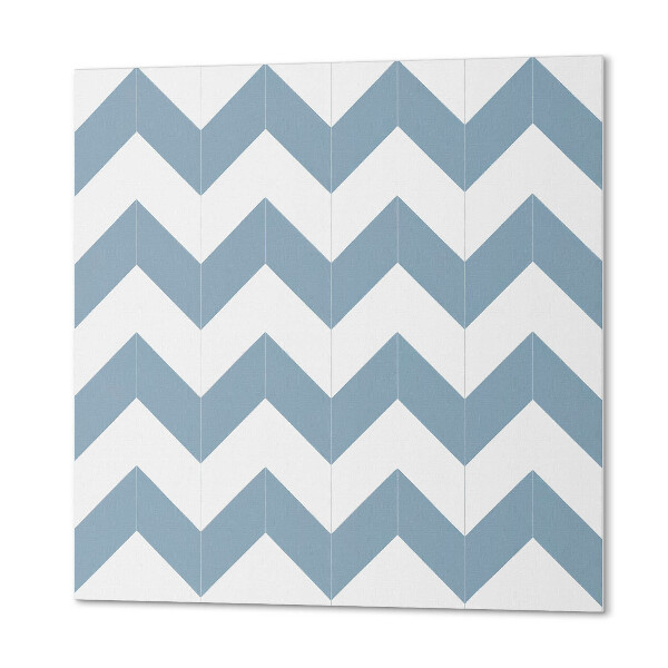 Vinyl wandbekleding Dynamische zigzaglijnen in het ontwerp