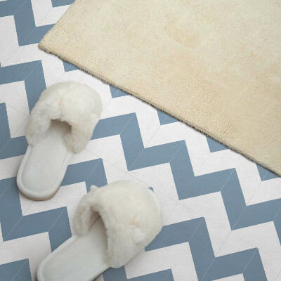 Vinyl wandbekleding Dynamische zigzaglijnen in het ontwerp