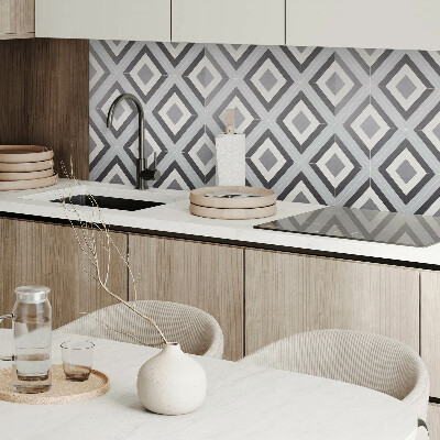 Vinyl wandbekleding Stijlvolle ruiten in geometrie