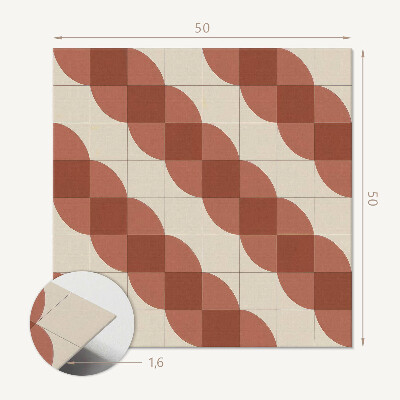 Pvc wandpaneel Stijlvol geometrisch golvend patroon