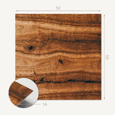 Wandbekleding vinyl Rustiek houten motief