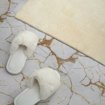 Pvc wandpaneel Elegant marmerpatroon met subtiele adering