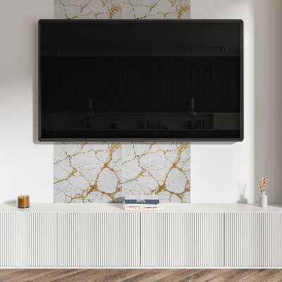 Pvc wandpaneel Elegant marmerpatroon met subtiele adering