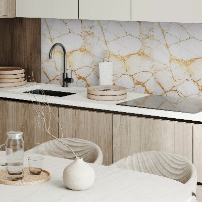 Vinyl wandbekleding Marmeren schoonheid in een elegante stijl