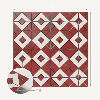 Vinyl wandbekleding Geometrische patronen in harmonie