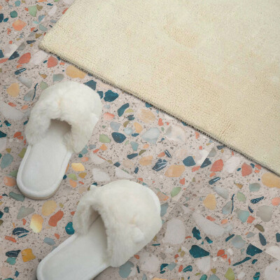 Vinyl wandbekleding Een patroon met een rijke compositie van stenen