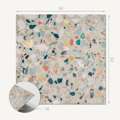 Vinyl wandbekleding Een patroon met een rijke compositie van stenen