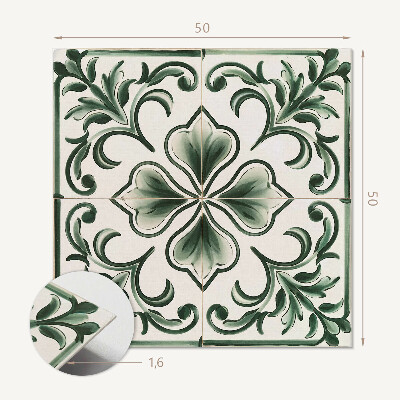 Pvc wandpaneel Harten omgeven door bladeren