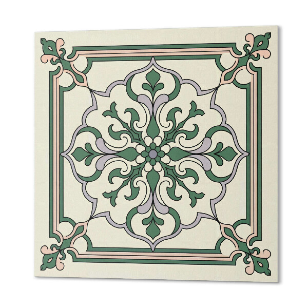 Vinyl wandbekleding Decoratief patroon met bloemen