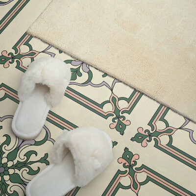 Vinyl wandbekleding Decoratief patroon met bloemen