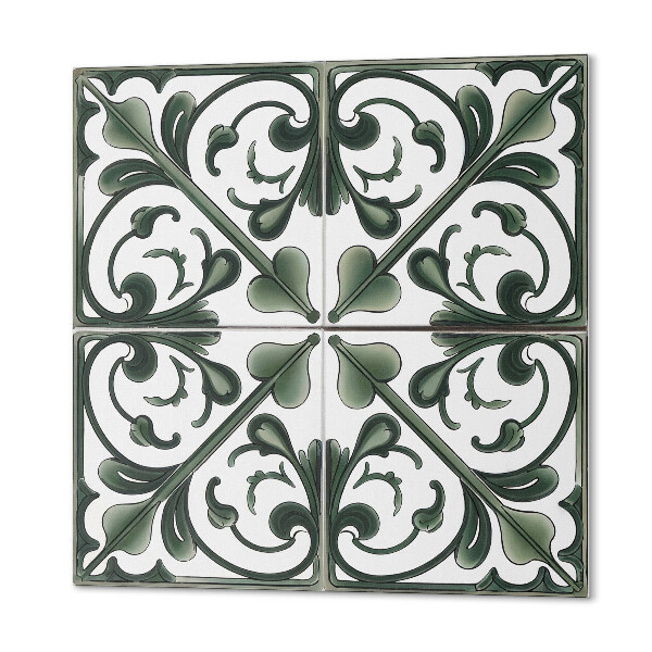 Wandbekleding vinyl Stijlvol patroon met bloemendetails