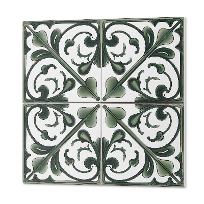 Wandbekleding vinyl Stijlvol patroon met bloemendetails