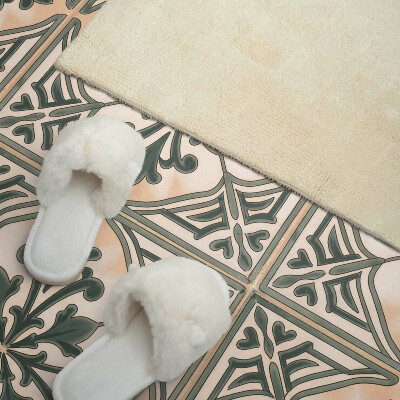 Pvc wandpaneel Plantvormen in een vierkante opstelling