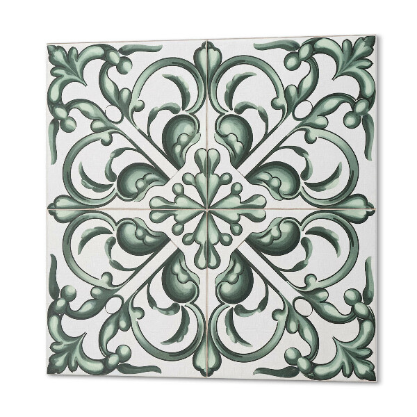 Wandbekleding vinyl Plantenharmonie in een symmetrisch ontwerp