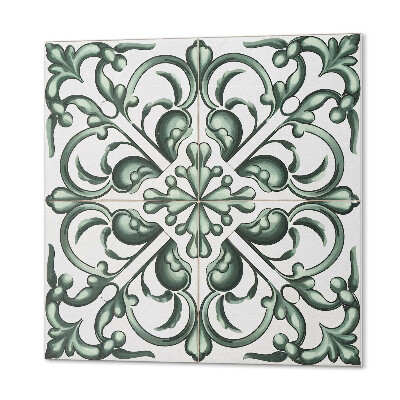 Wandbekleding vinyl Plantenharmonie in een symmetrisch ontwerp