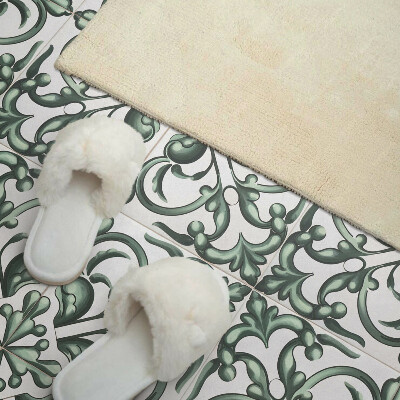 Wandbekleding vinyl Plantenharmonie in een symmetrisch ontwerp