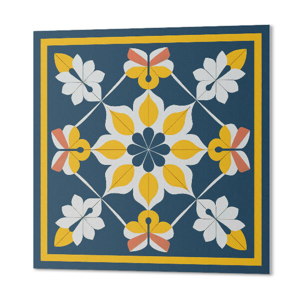 Pvc wandpaneel Bloemen in perfecte symmetrie