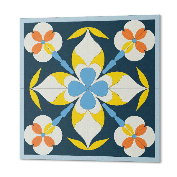 Vinyl wandbekleding Bloemenpatroon