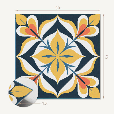 Pvc wandpaneel Geraffineerde bloemenprint