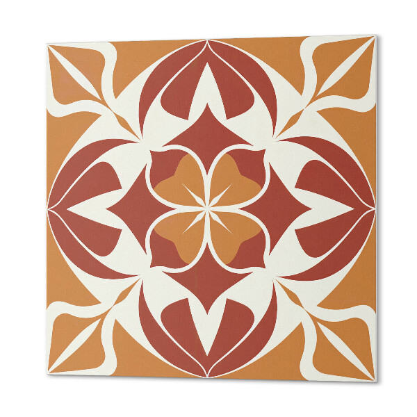 Vinyl wandbekleding Een plantenpatroon in een harmonieuze stijl