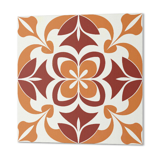 Wandbekleding vinyl Bloemmotief met bladeren en bloemen