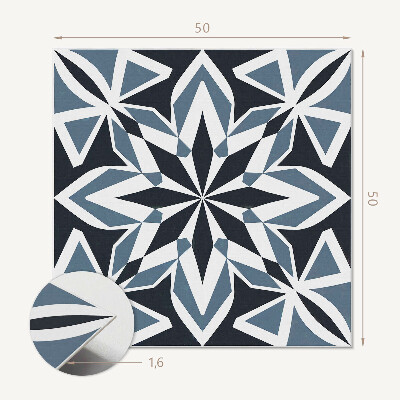 Vinyl wandbekleding Geometrisch patroon in balans