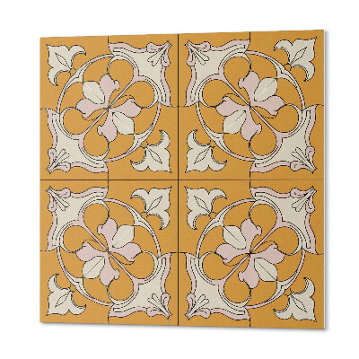 Wandbekleding vinyl Mozaïekstijl bloemen