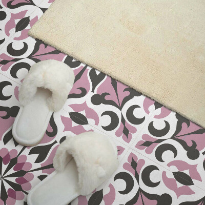 Wandbekleding vinyl Harmonie van planten in een symmetrisch patroon