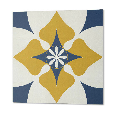 Wandbekleding vinyl Harmonie van bloemen in een symmetrische stijl