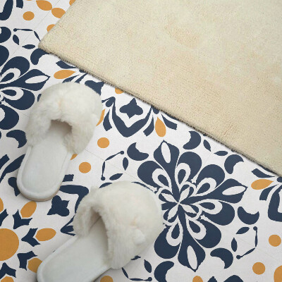 Wandbekleding vinyl Bloemeninspiraties in mandala -ontwerp