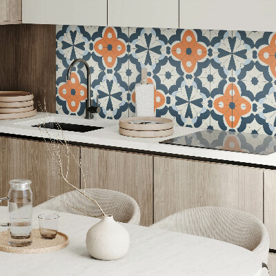 Pvc wandpaneel Tegelontwerp met bloemen