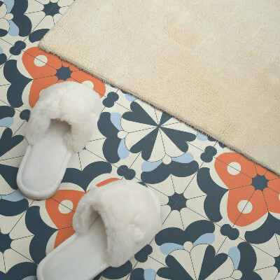 Pvc wandpaneel Tegelontwerp met bloemen