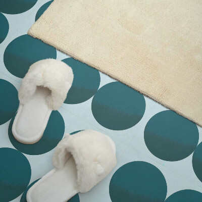 Pvc wandpaneel Harmonie van vormen in een raster van cirkels