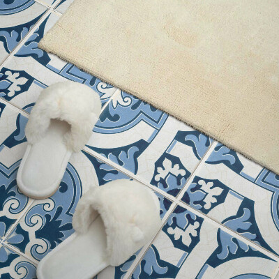 Vinyl wandbekleding Stijlvolle tegels met ingewikkelde ornamenten