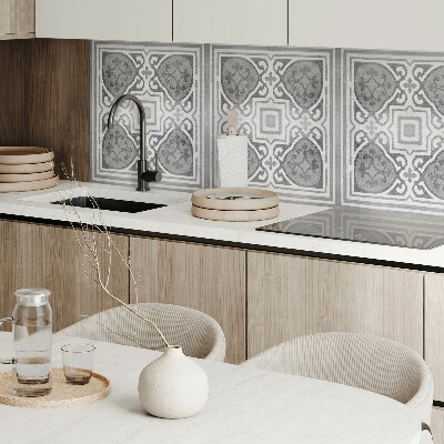 Wandbekleding vinyl Stijlvolle ornamenten in perfecte symmetrie