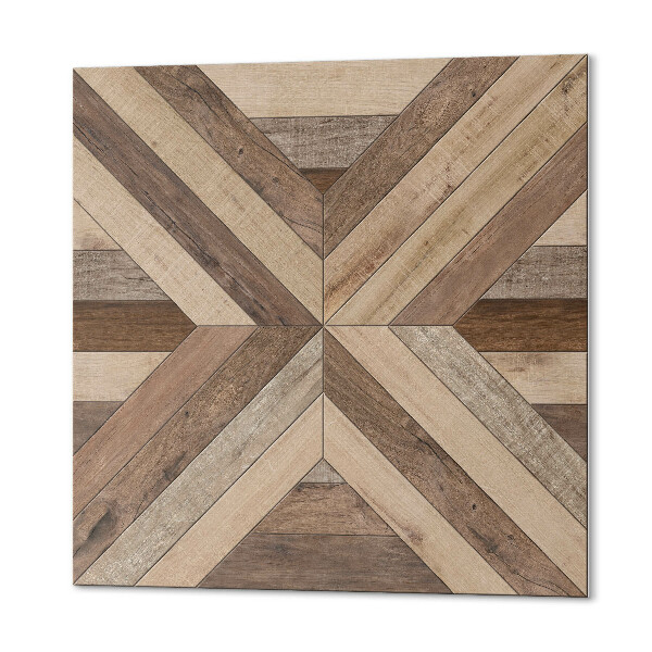 Vinyl wandbekleding Gestileerde panelen in een houten patroon