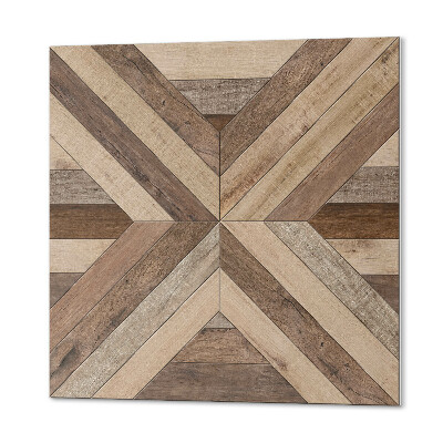 Vinyl wandbekleding Gestileerde panelen in een houten patroon