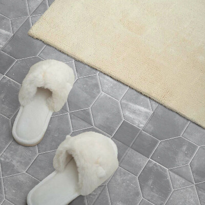 Vinyl wandbekleding Geometrisch mozaïek in een hexagonale opstelling