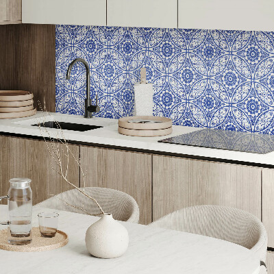 Wandbekleding vinyl Bloemenaccenten in het ontwerp