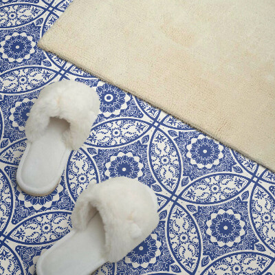 Wandbekleding vinyl Bloemenaccenten in het ontwerp