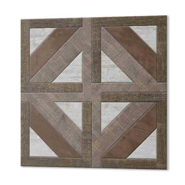 Pvc wandpaneel Hout- en betonpatronen in harmonie