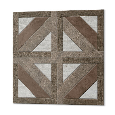 Pvc wandpaneel Hout- en betonpatronen in harmonie