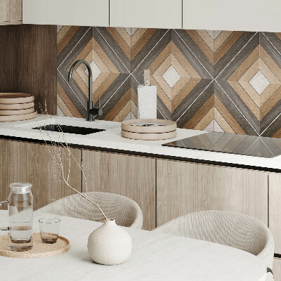 Vinyl wandbekleding Stijlvolle ruiten in geometrische vorm